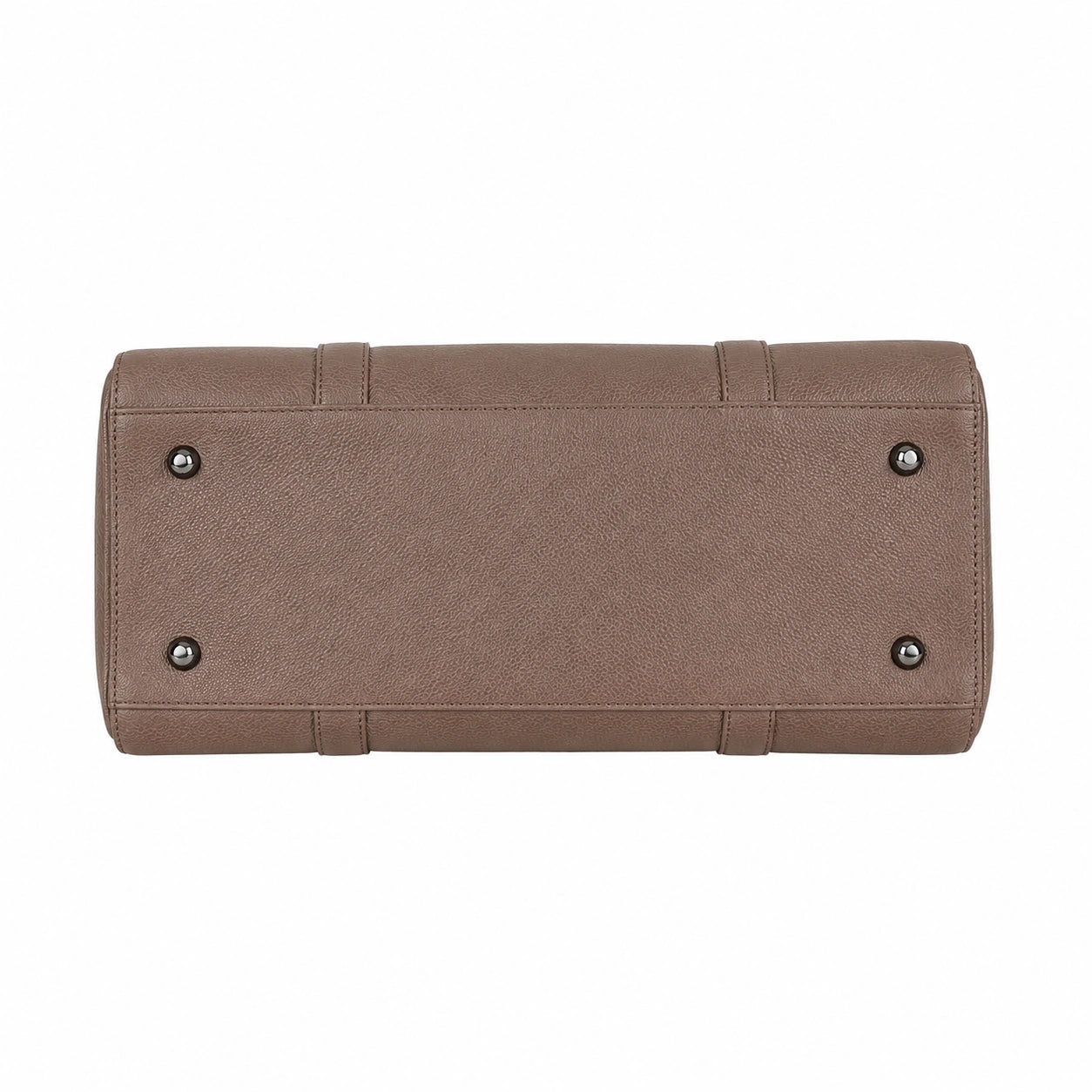 Bagaura Textured Beige Faux Leather Tote Bag