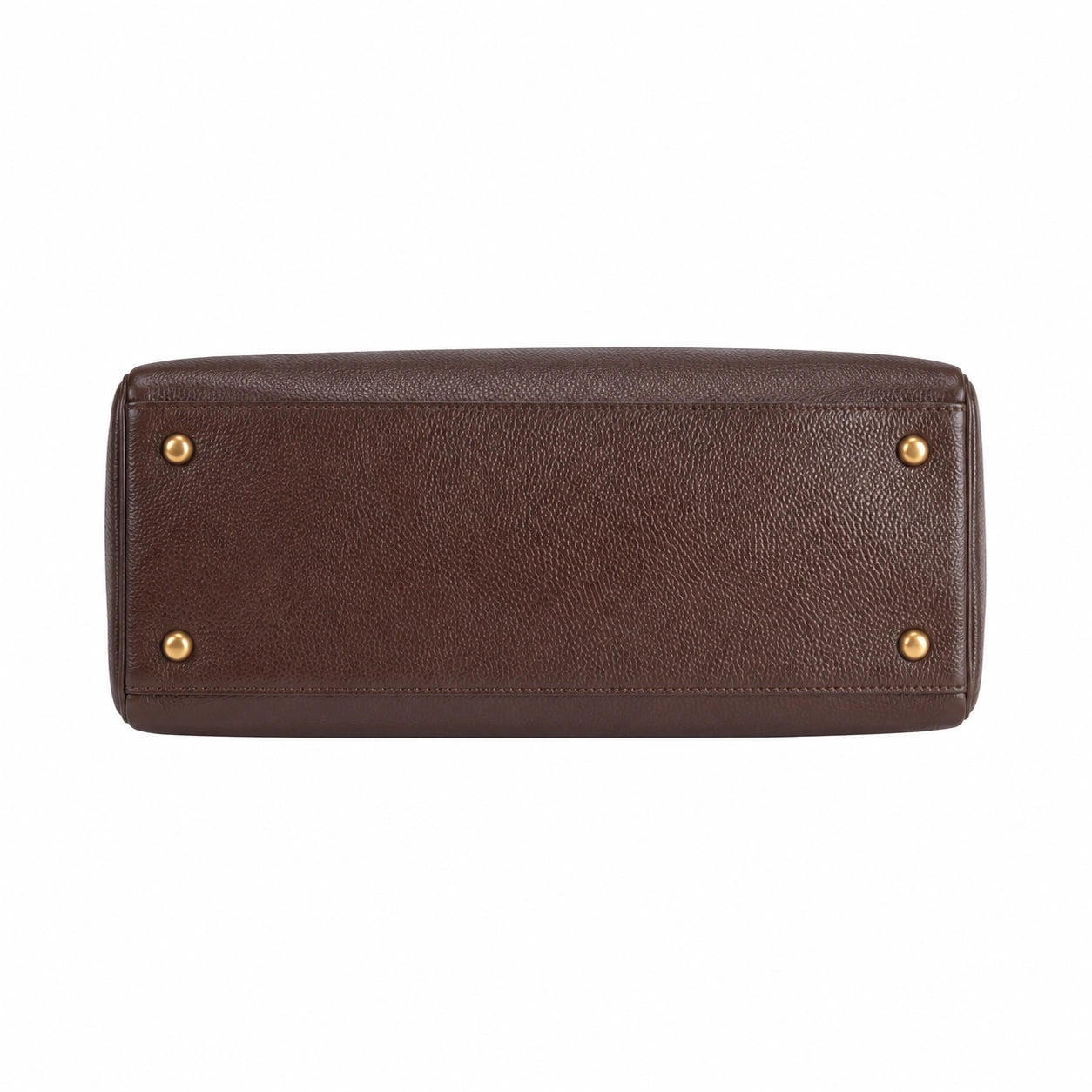 Bagaura Textured Brown Faux Leather Tote Bag