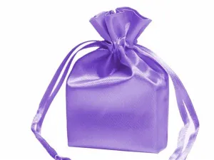 5x7 Lavender Elegant Satin Bags - 12 pcs