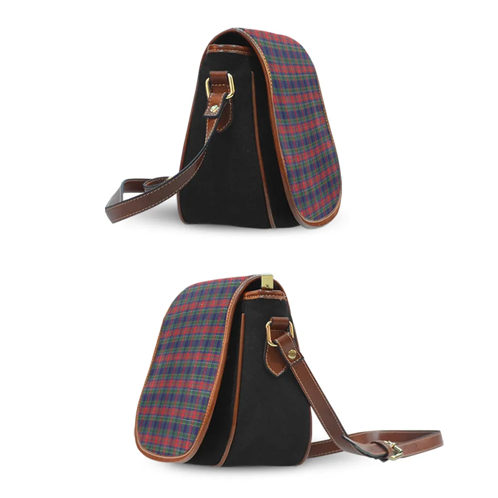 Allison Red Tartan Saddle Bag