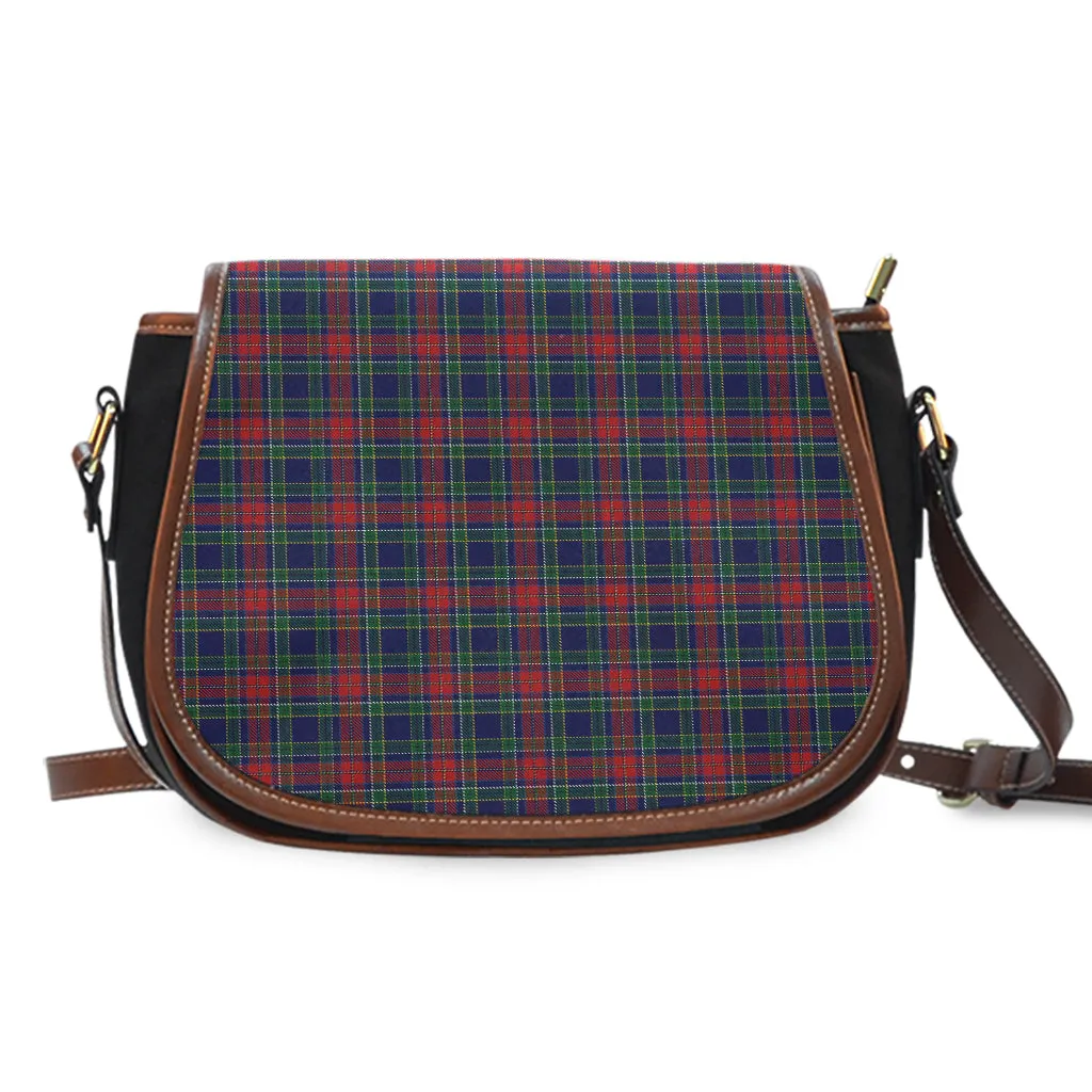 Allison Red Tartan Saddle Bag