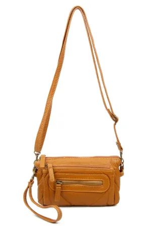 Anita Three Way Crossbody Wristlet Light Brown