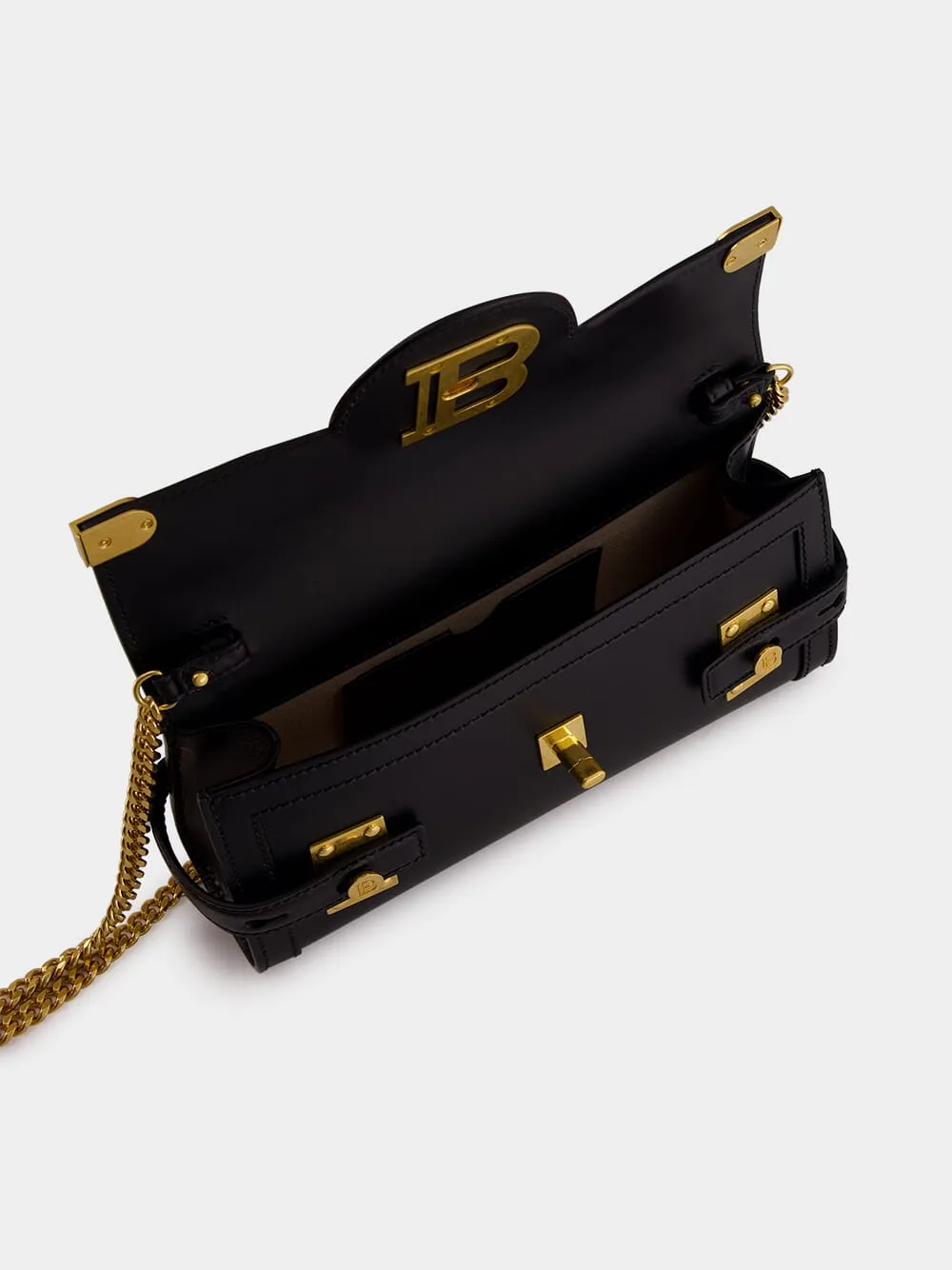 B-Buzz 23 Black Leather Clutch Bag