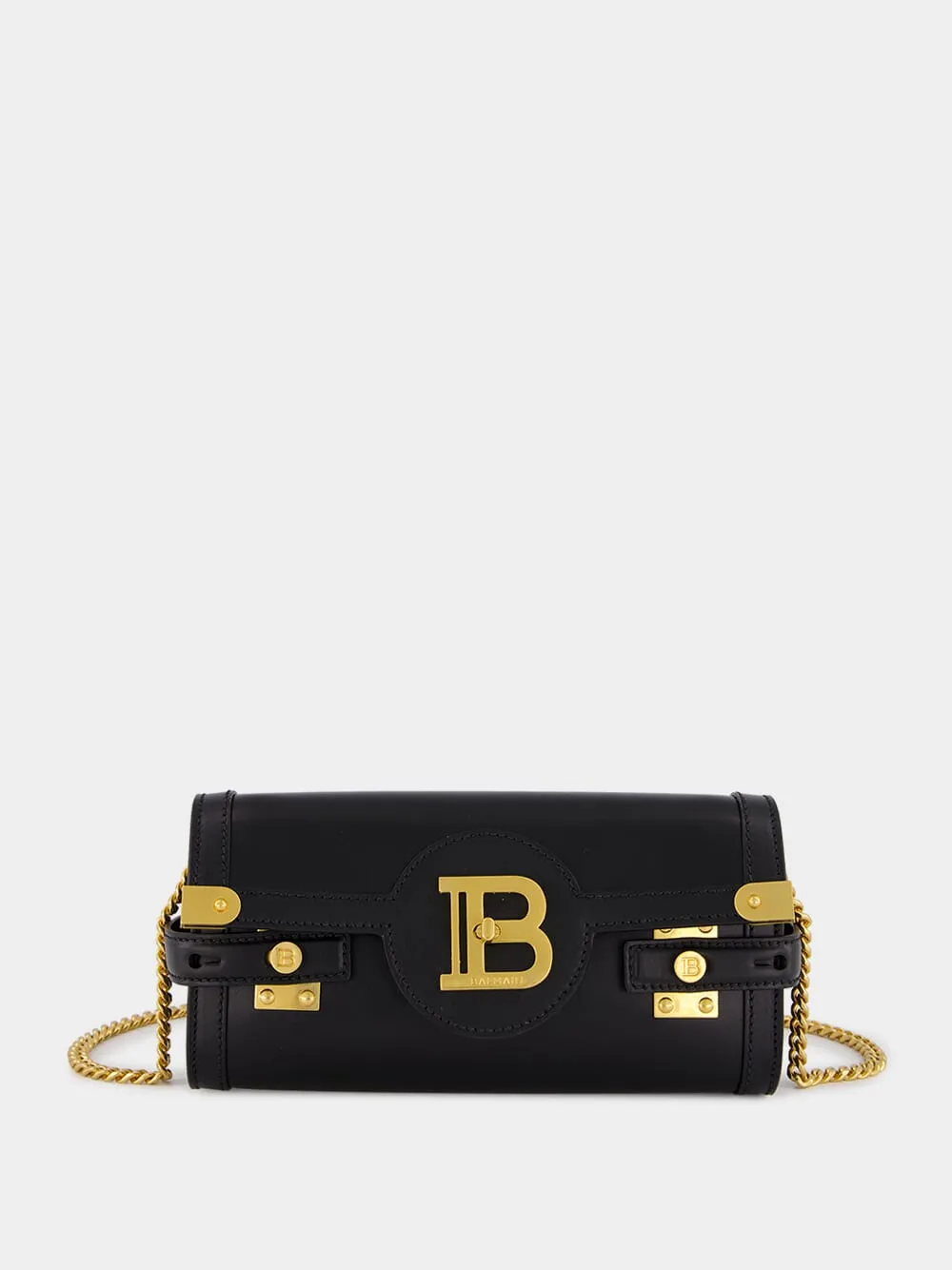 B-Buzz 23 Black Leather Clutch Bag