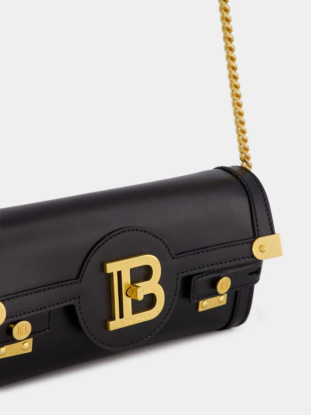 B-Buzz 23 Black Leather Clutch Bag