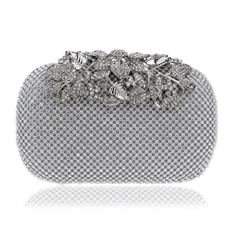 Bejeweled Rhinestone Evening Clutch Handbags