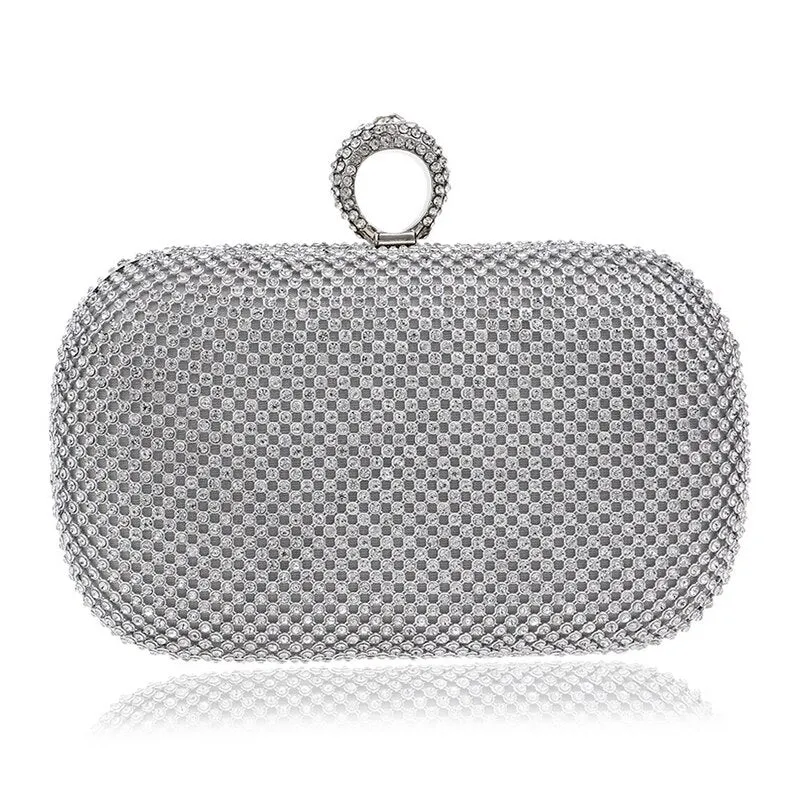 Bejeweled Rhinestone Evening Clutch Handbags