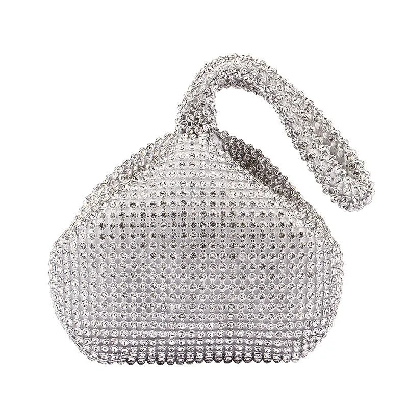 Bejeweled Rhinestone Evening Clutch Handbags