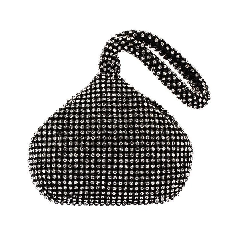 Bejeweled Rhinestone Evening Clutch Handbags