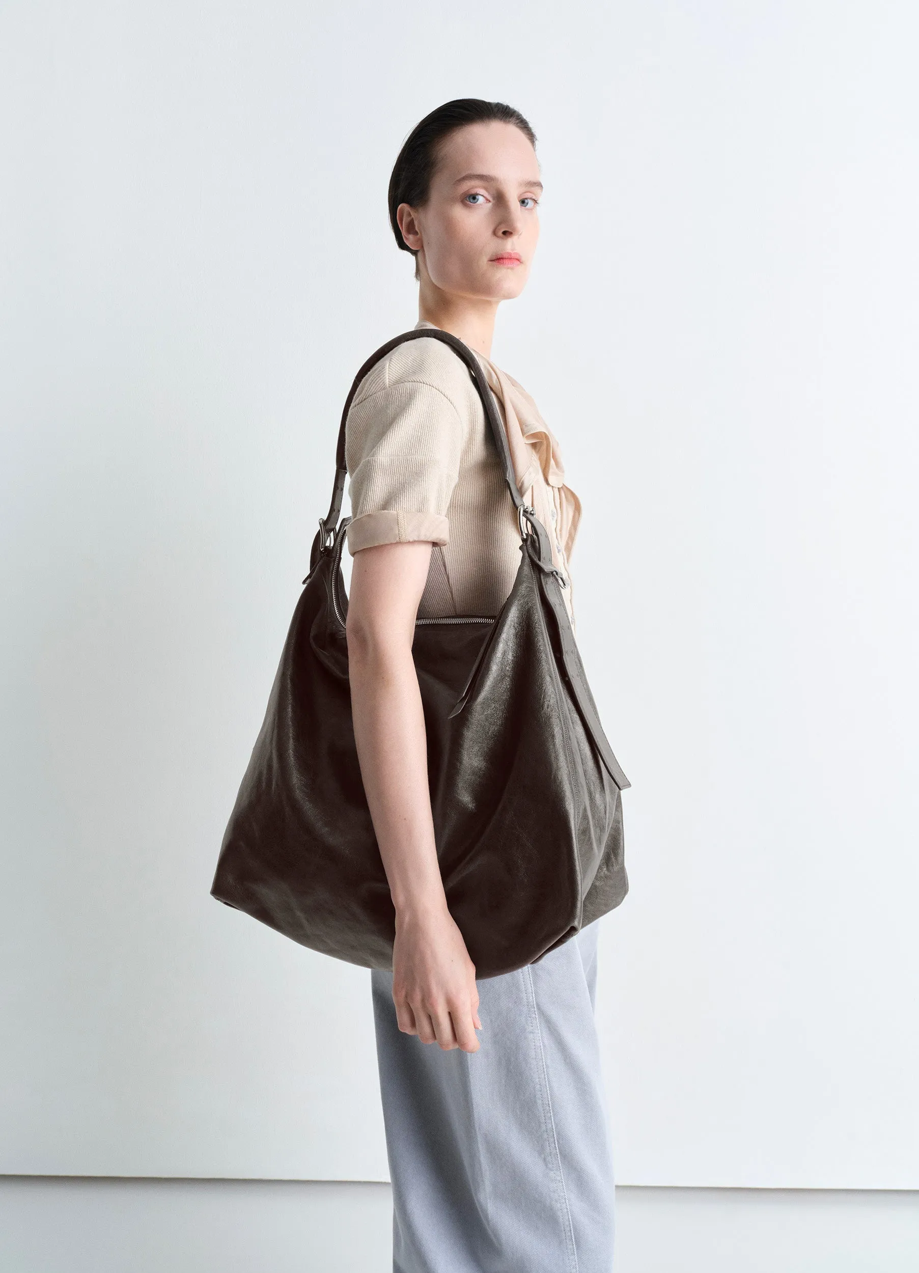 BELTED HOBO BAG