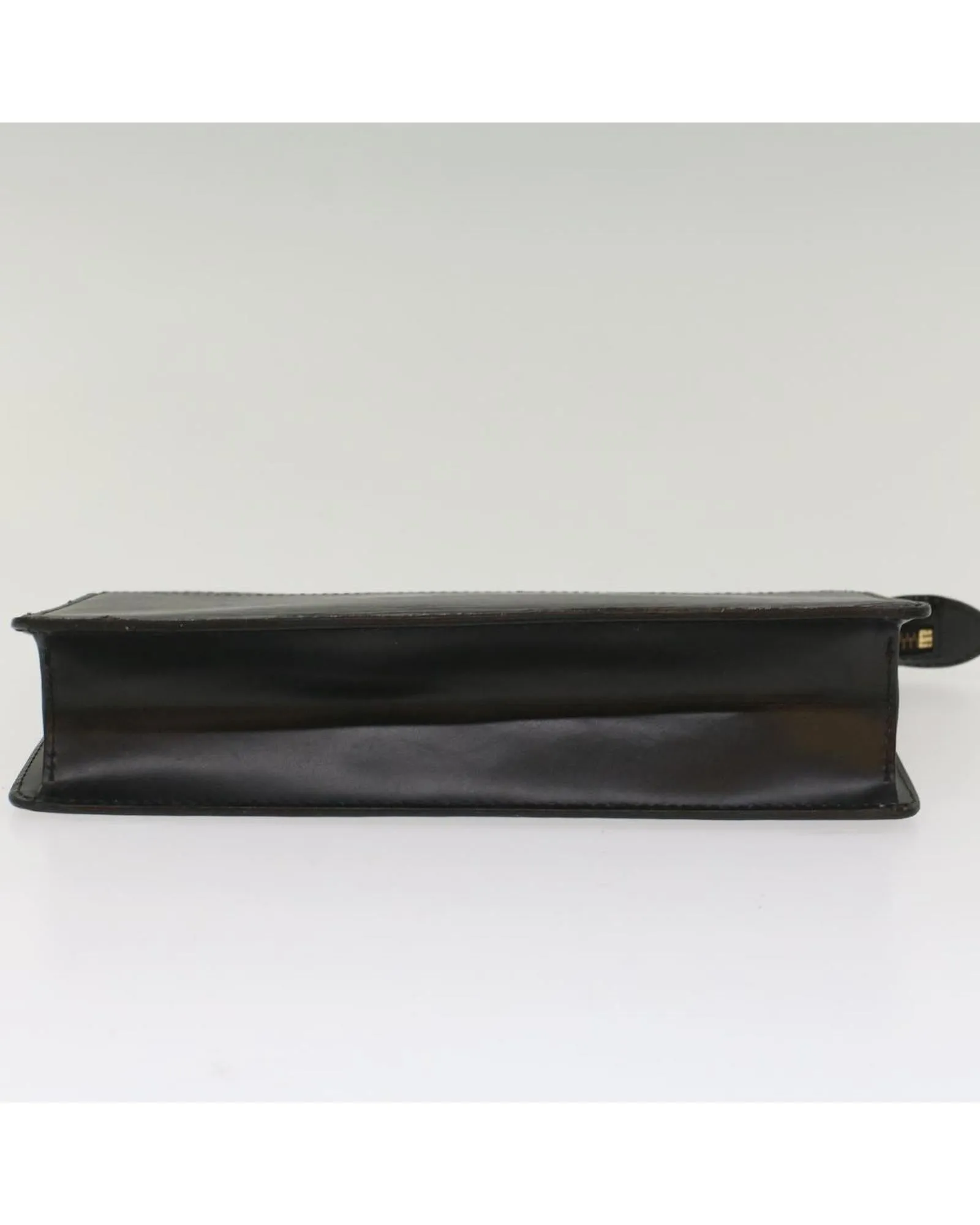 Black Epi Leather Clutch Bag