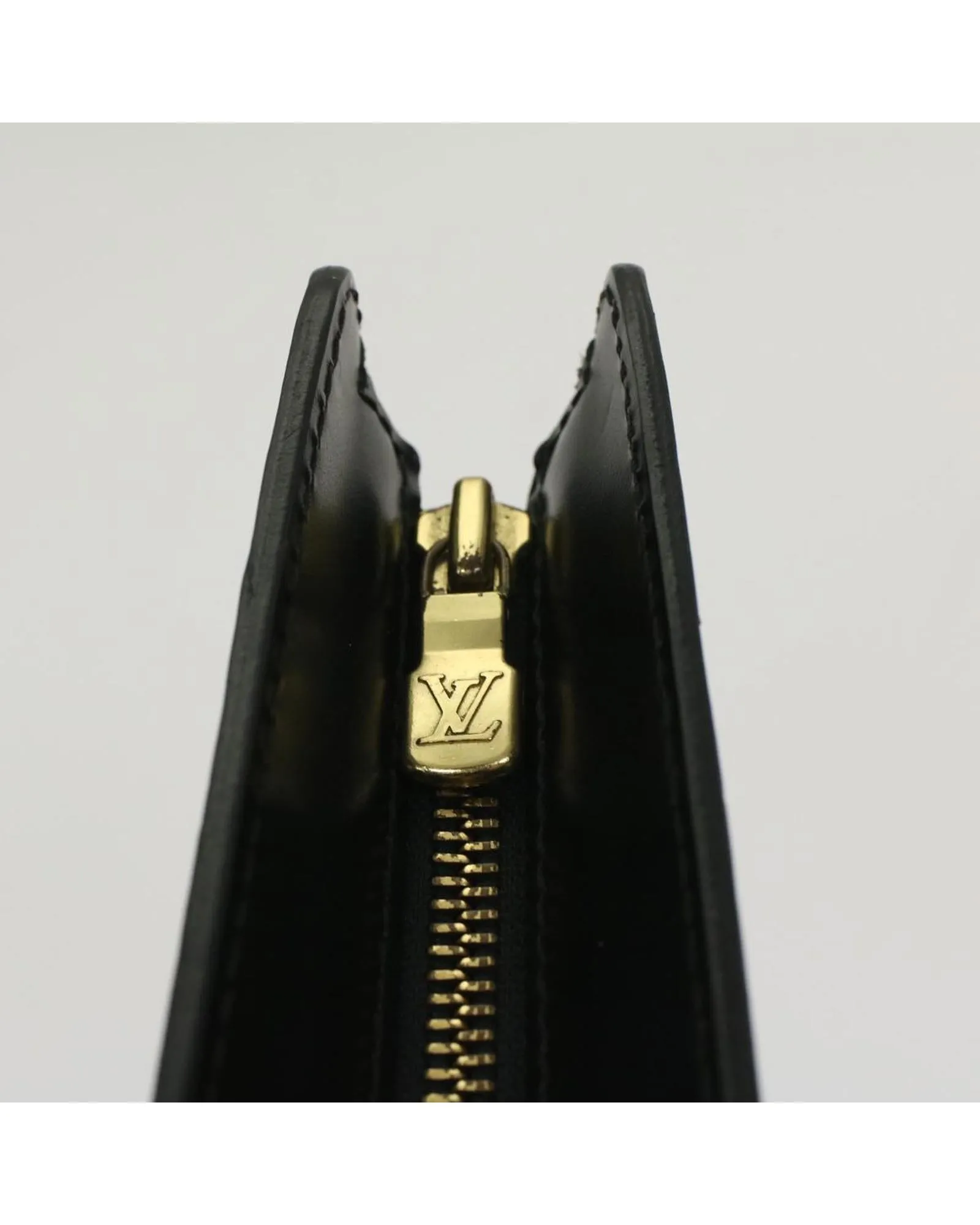 Black Epi Leather Clutch Bag