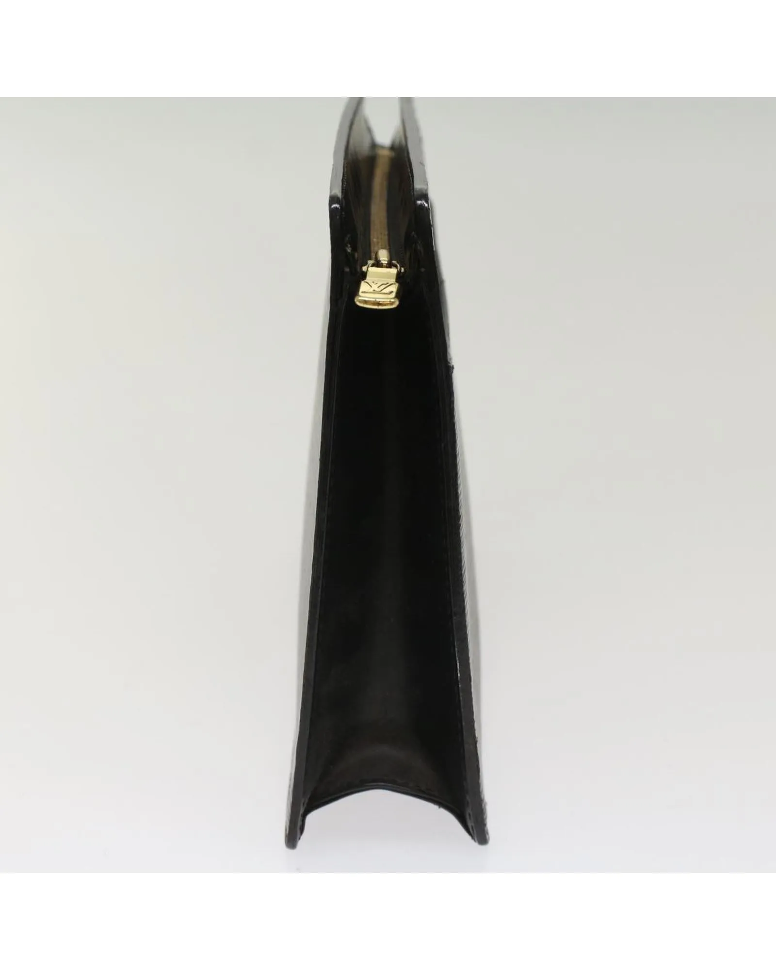 Black Epi Leather Clutch Bag