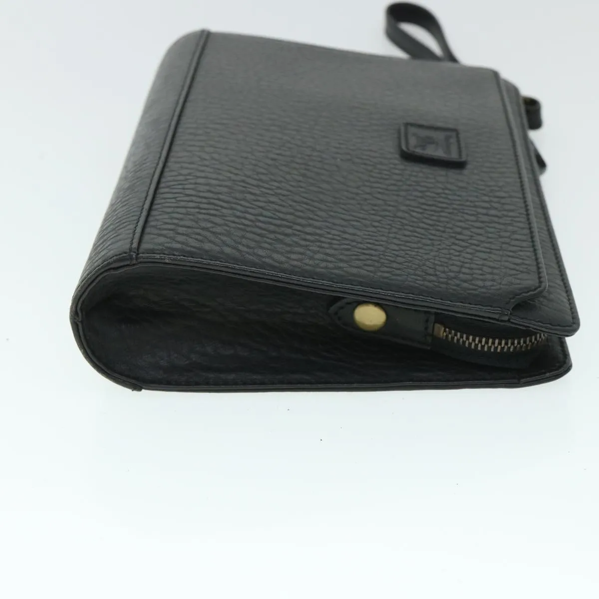 BURBERRYSs Clutch Bag Leather Black  54893