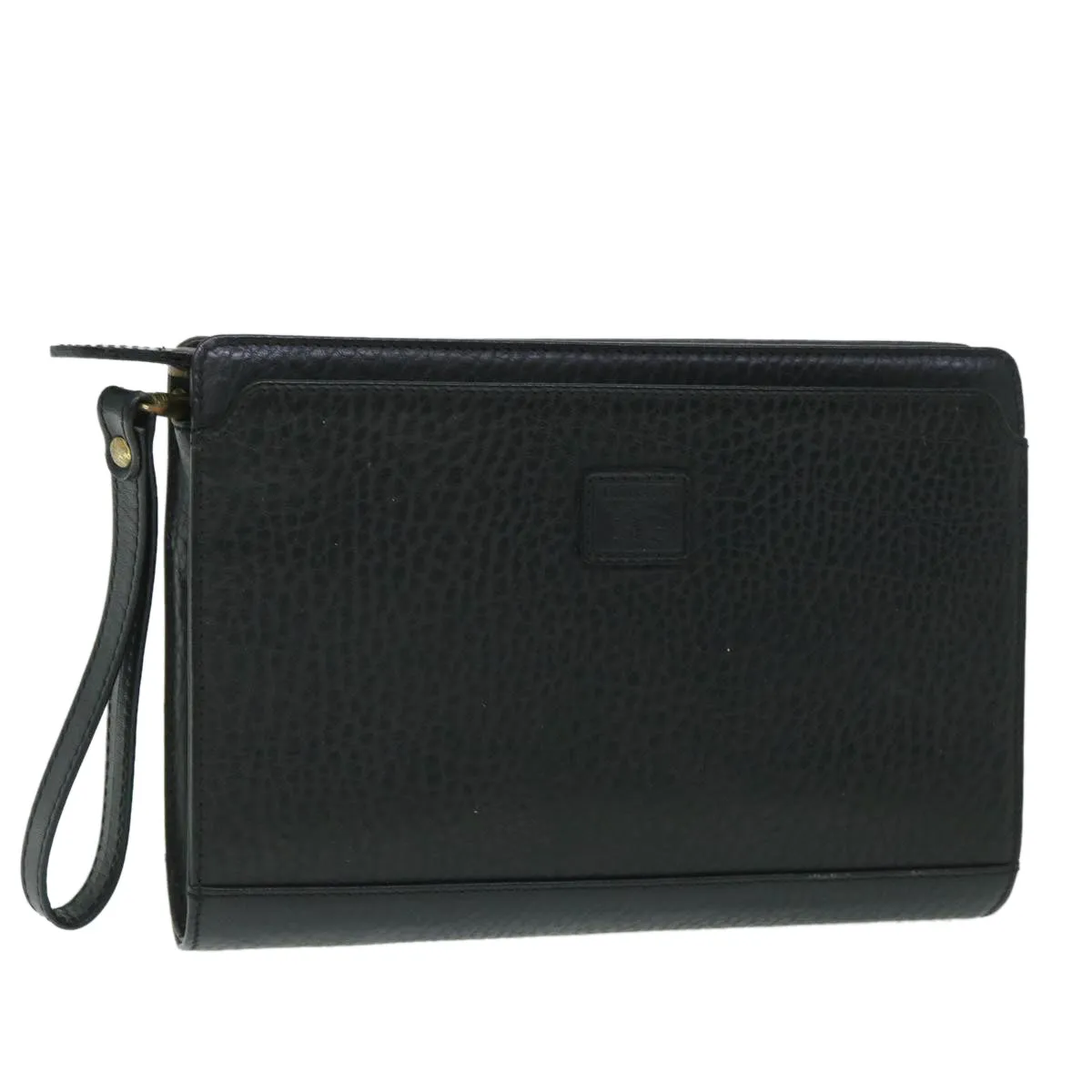 BURBERRYSs Clutch Bag Leather Black  54893