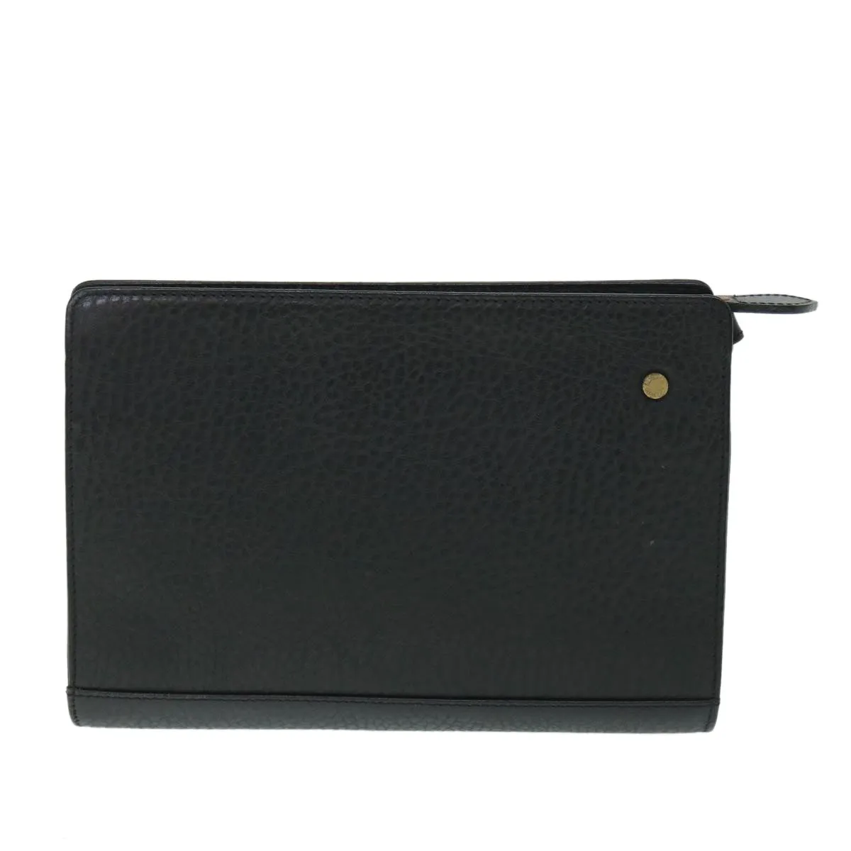 BURBERRYSs Clutch Bag Leather Black  54893