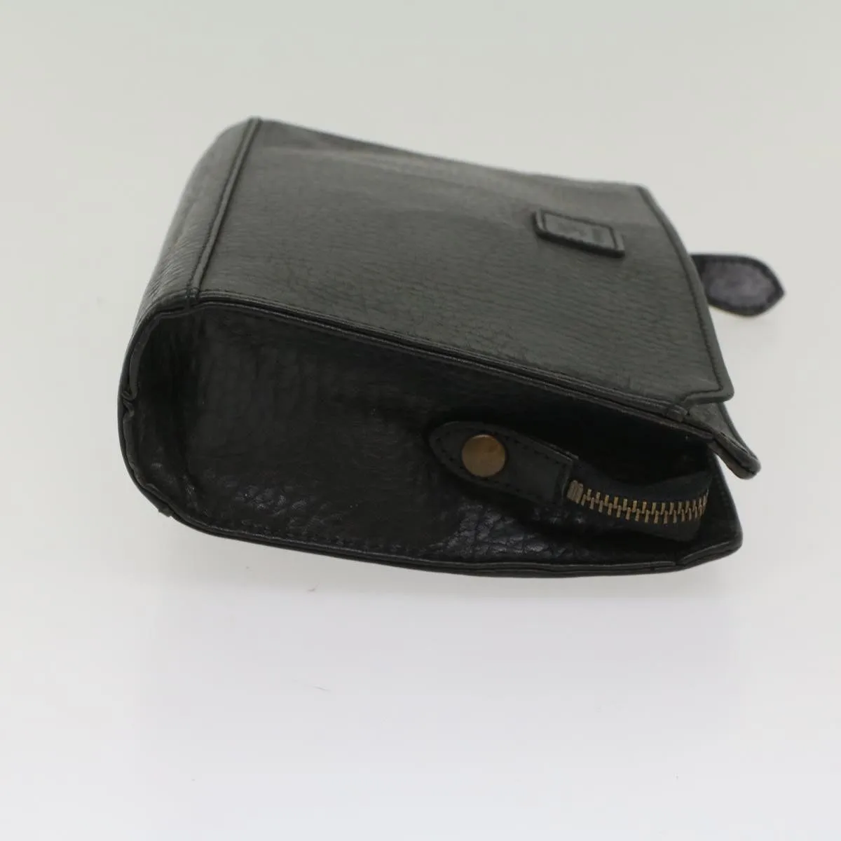 BURBERRYSs Clutch Bag Leather Black  bs8538