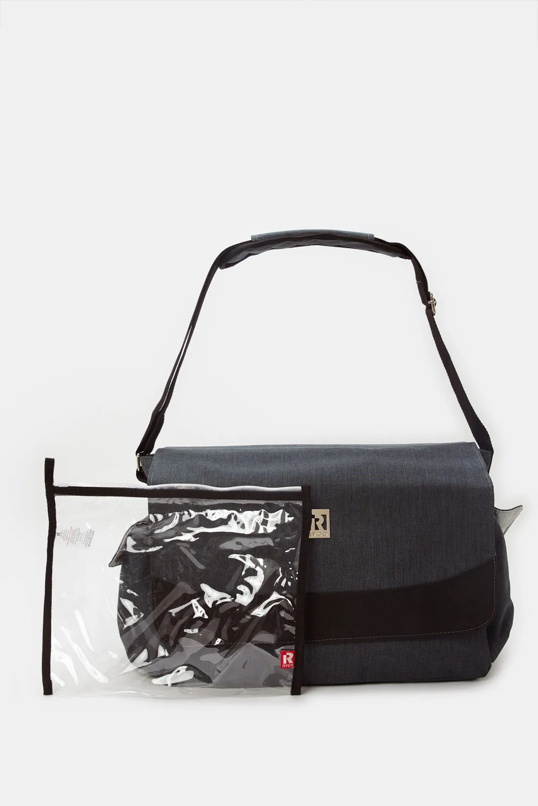 Charcoal Ryco-Vogue Messenger Nursery Bag