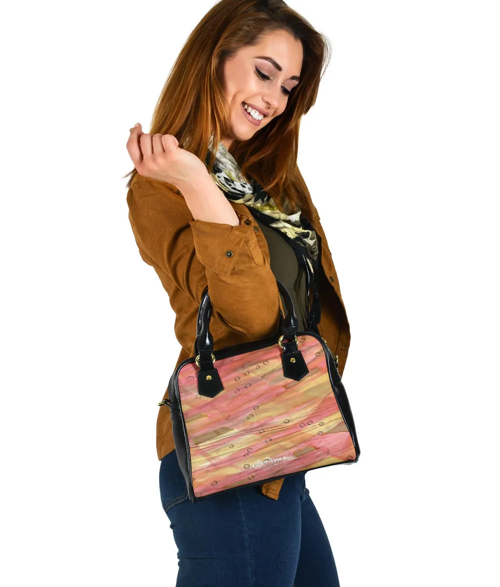 Dreamy Floral Hand Bag w Shoulder Strap