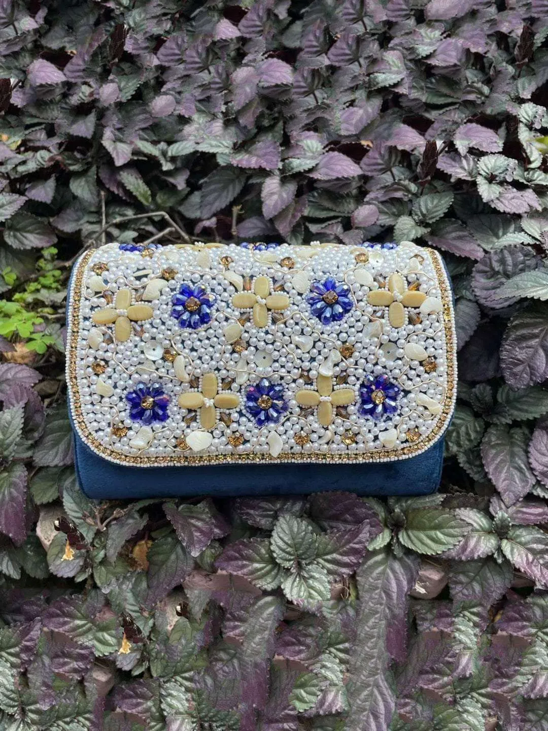 Embroidered Ethnic Clutch Bag