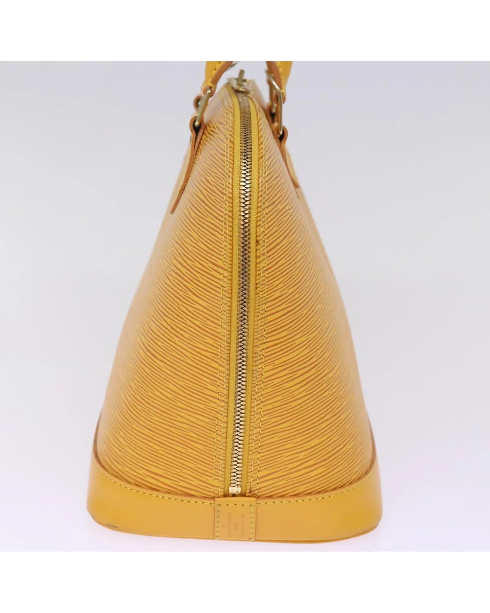 Epi Leather Alma Hand Bag with Structured Design