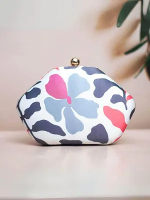 Fabricated Floral Clutch