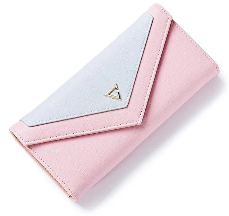 Geometric Envelope Clutch Wallet