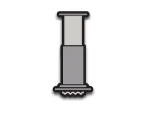 Greyscale Aeropress Pin