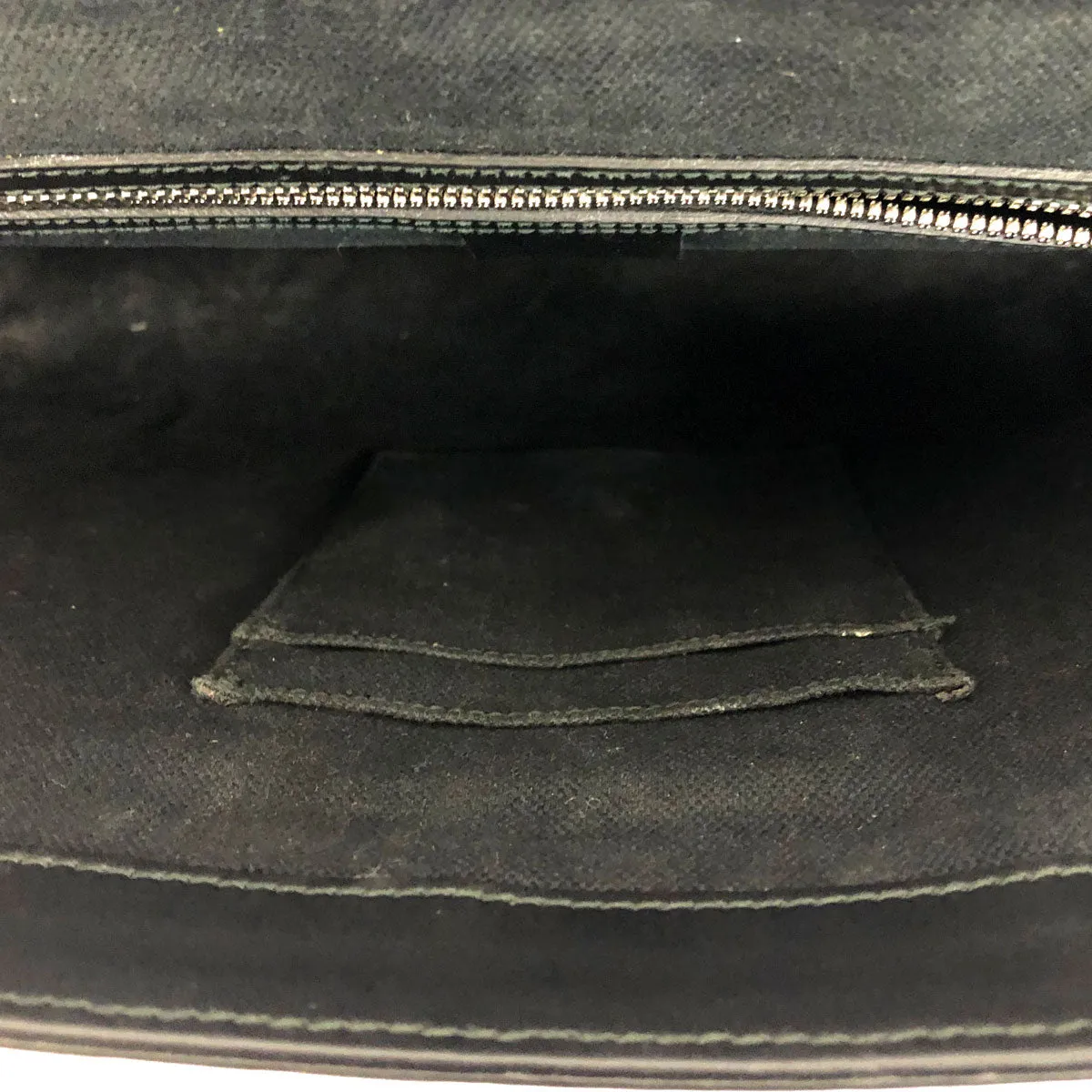 Gucci GG Supreme Black Flap Messenger Bag