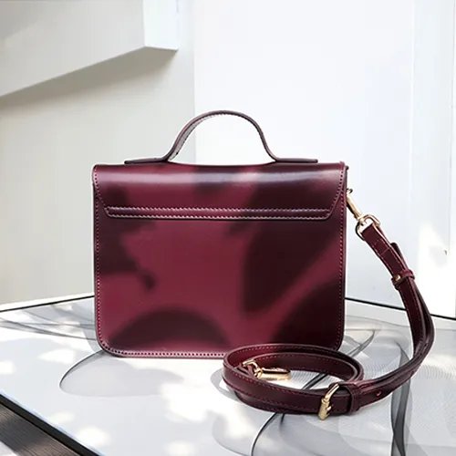 High Quality Leather Small Satchel Shoulder Bags For Ladies