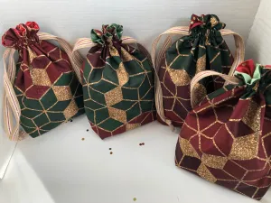 Holiday Geos Fabric Gift Bag