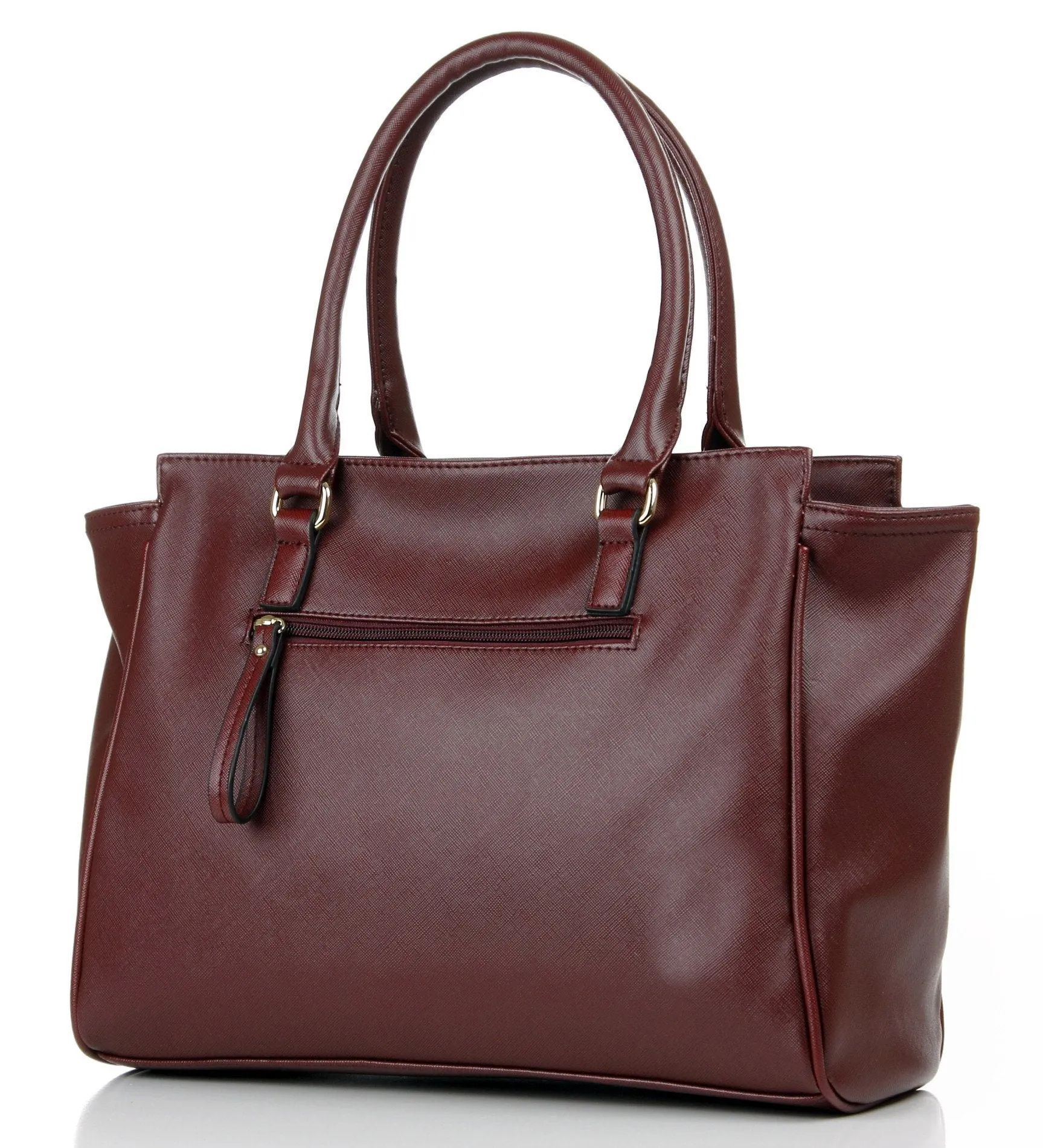 Juliette Satchel/Handbag - Burgandy