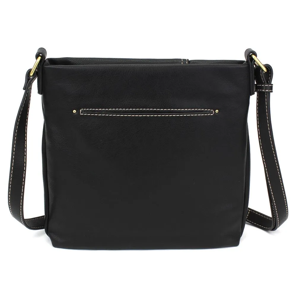 Lasercut Crossbody DF Black