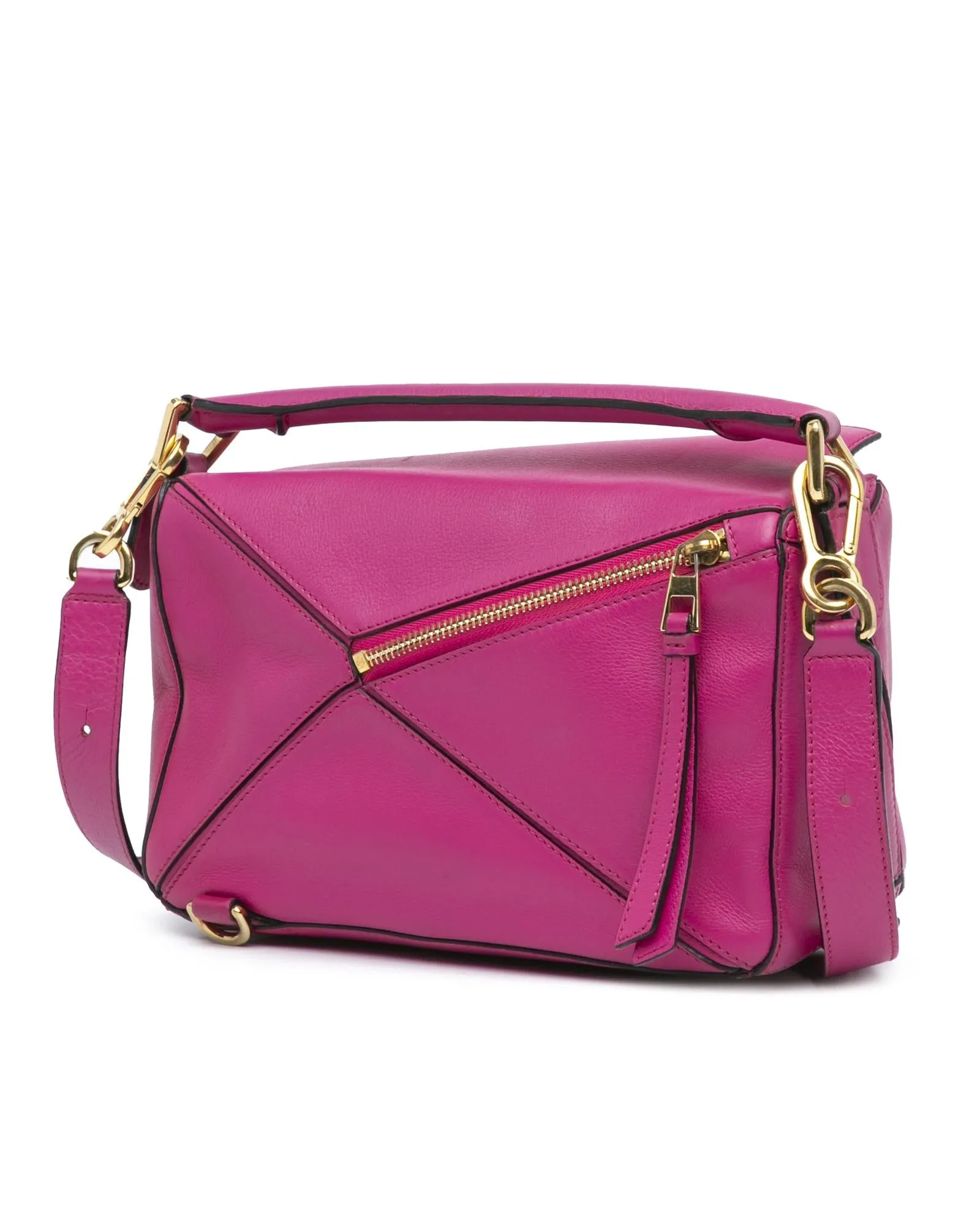 LOEWE Puzzle Small Messenger Bag in Pink