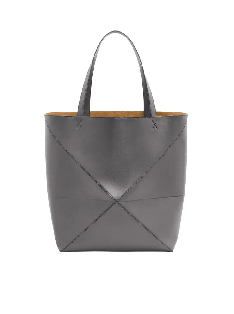 Loewe Women Puzzle Fold Tote Xl Bag In Polished Calfskin