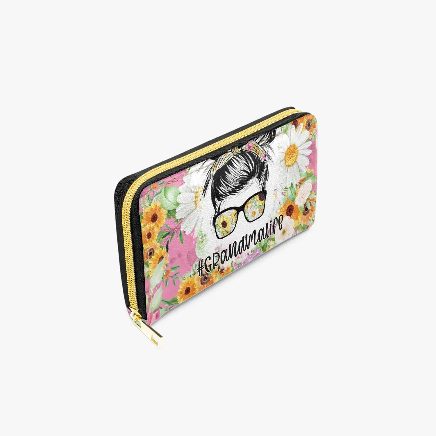 Long Type Zipper Purse - Grandma Life