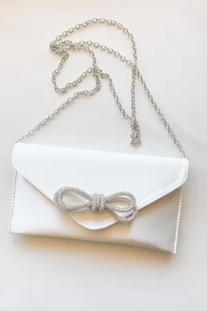 Lover Girl Clutch In White