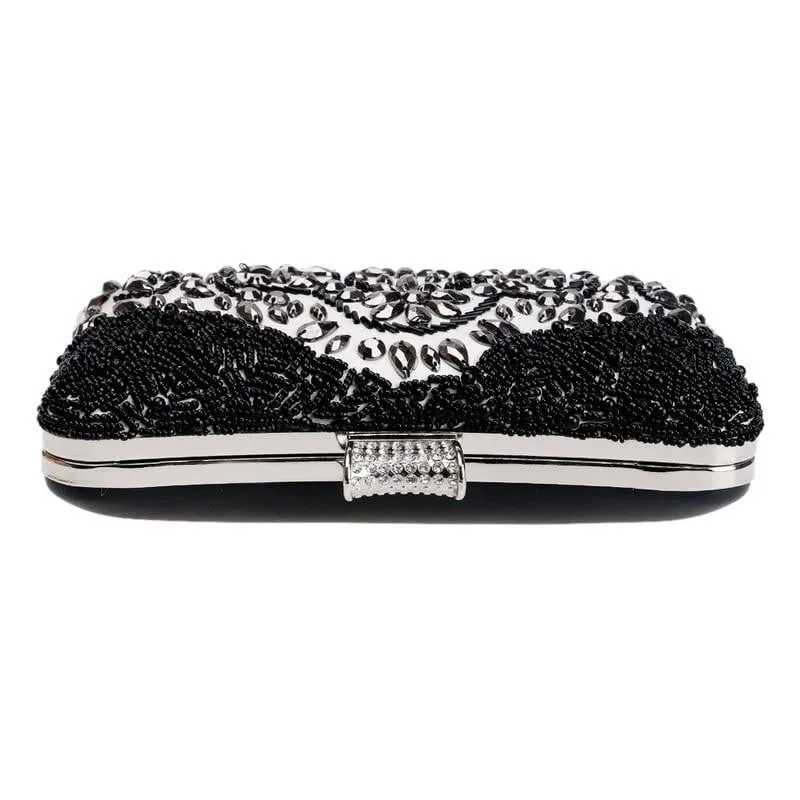 Luxy Moon Black Clutch Bags for Weddings