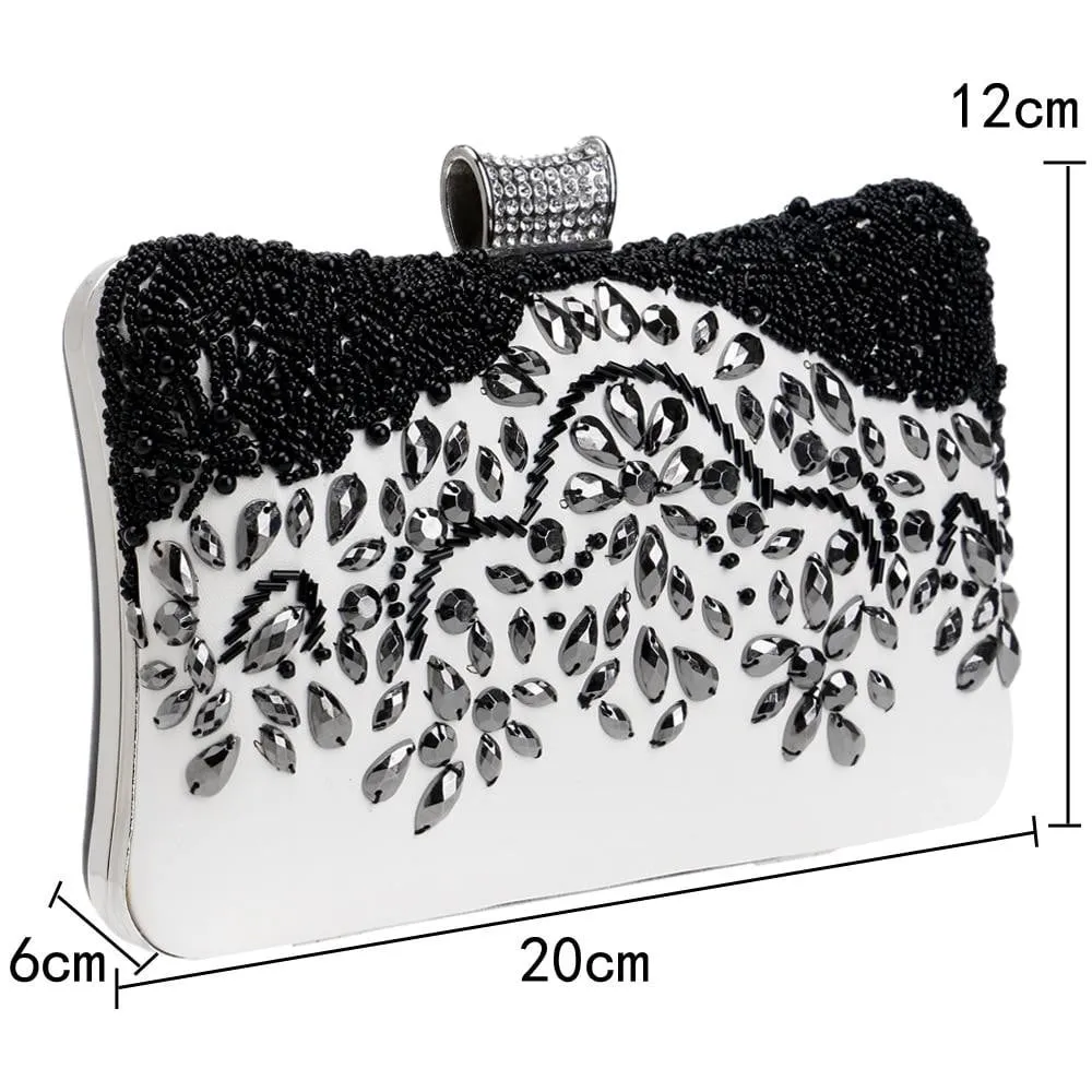 Luxy Moon Black Clutch Bags for Weddings