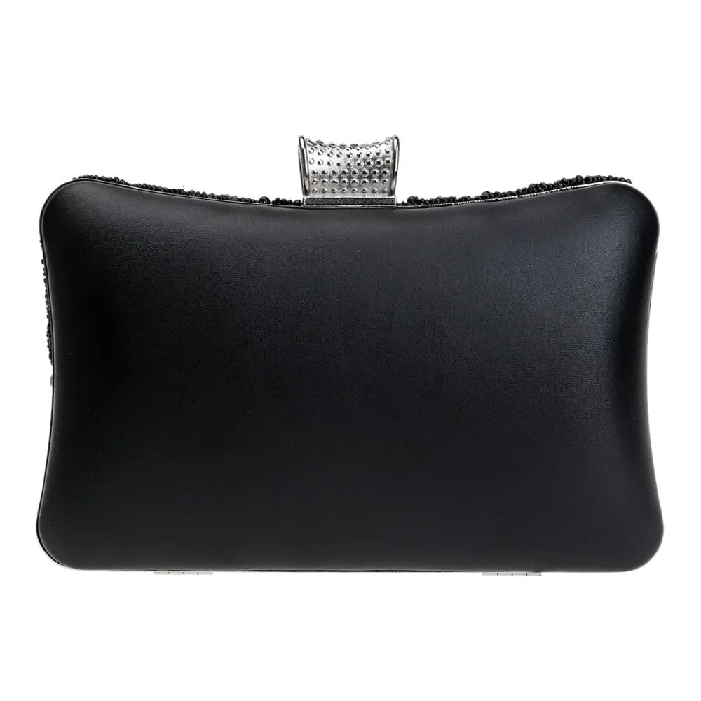 Luxy Moon Black Clutch Bags for Weddings