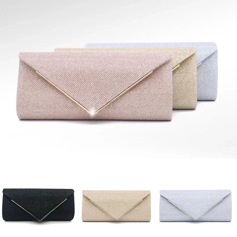 Luxy Moon Women Bag Envelope Clutch Luxury Shiny Wedding Clutches Handbags