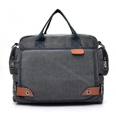 Men's Canvas Crossbody Messenger Bag