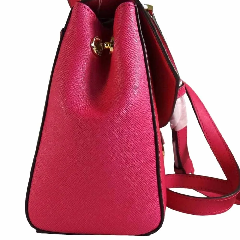 Michael Kors Women's Ava Leather Convertile Crossbody Bag, Pink