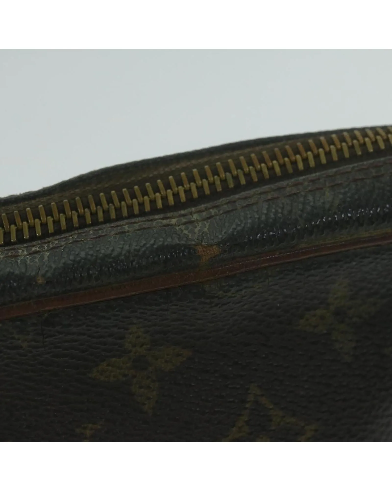 Monogram Canvas Clutch Bag with Dragonne Detail - Pre-Owned LV Authentic