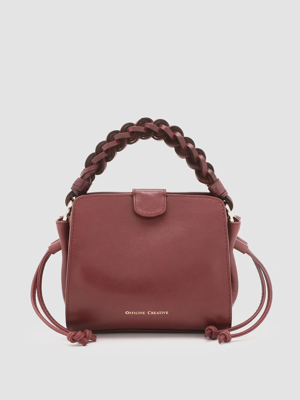 NOLITA WOVEN 219 - Burgundy Leather Handle Bag