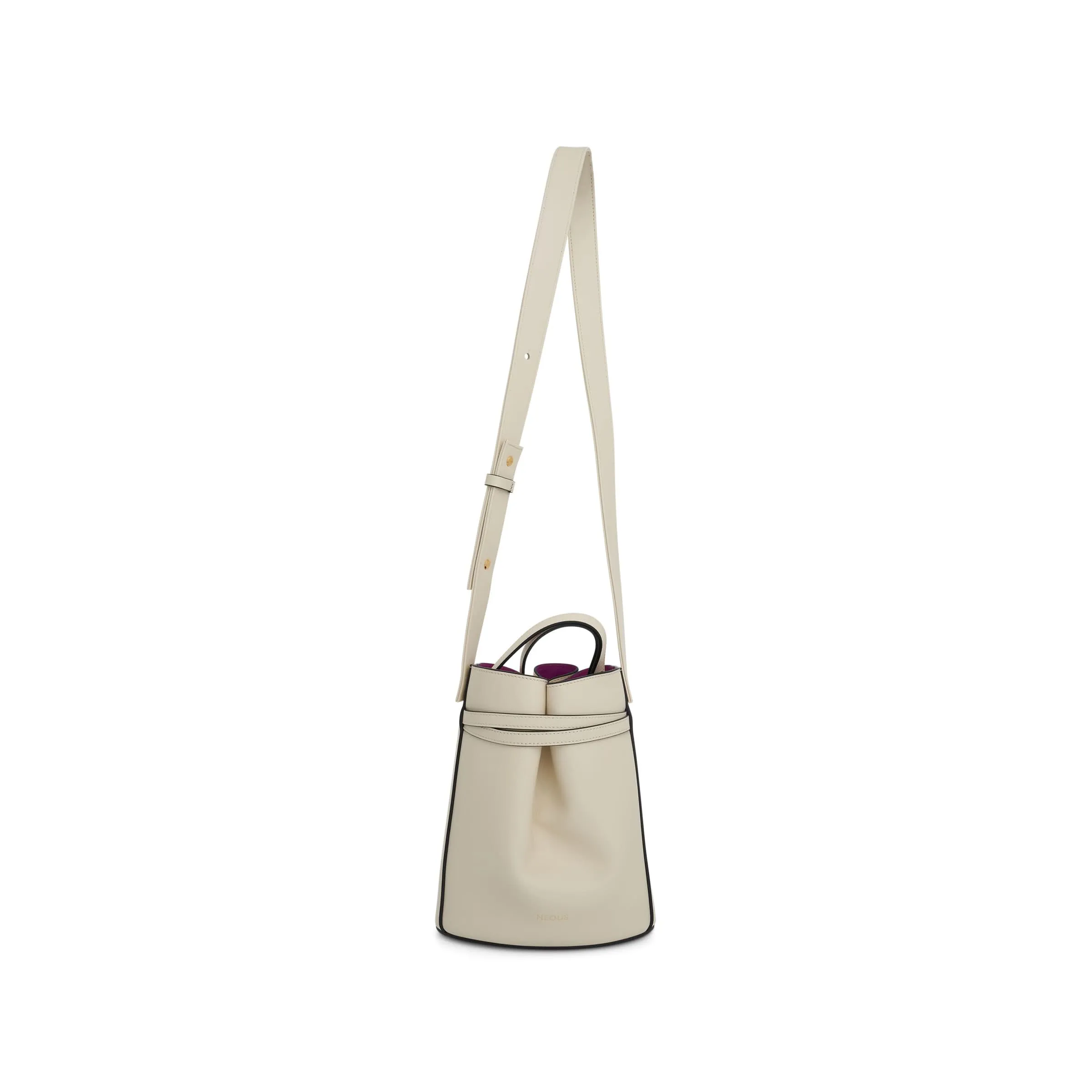 Sigma Small Bucket Bag in Cream