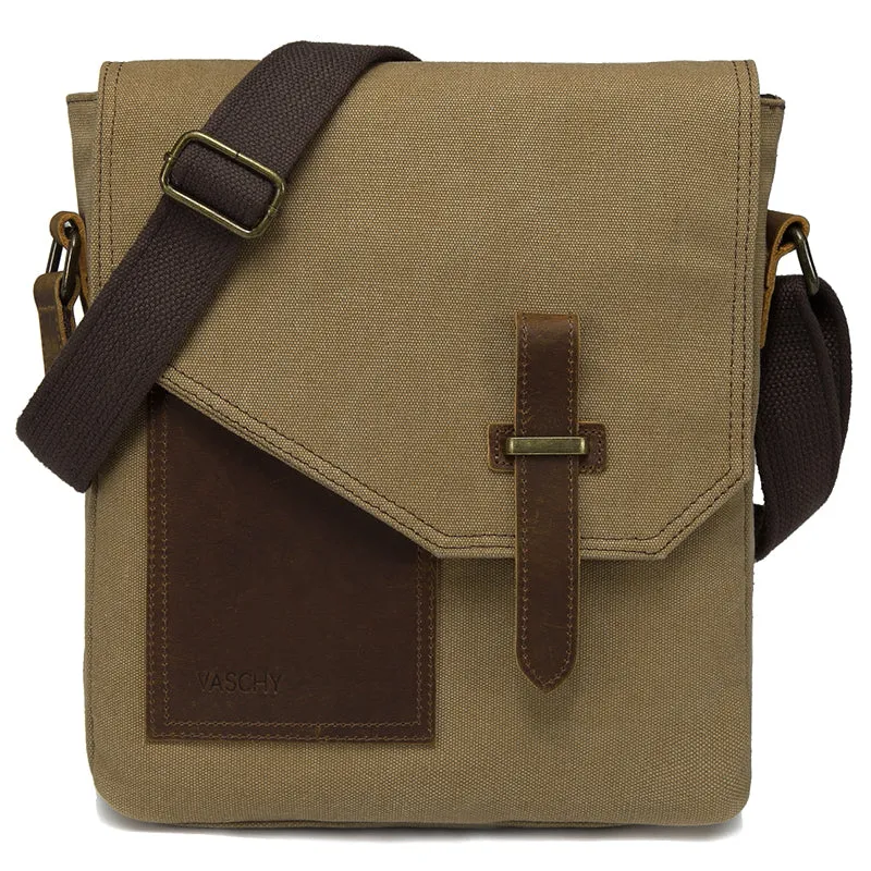 Small Canvas Messenger Bag