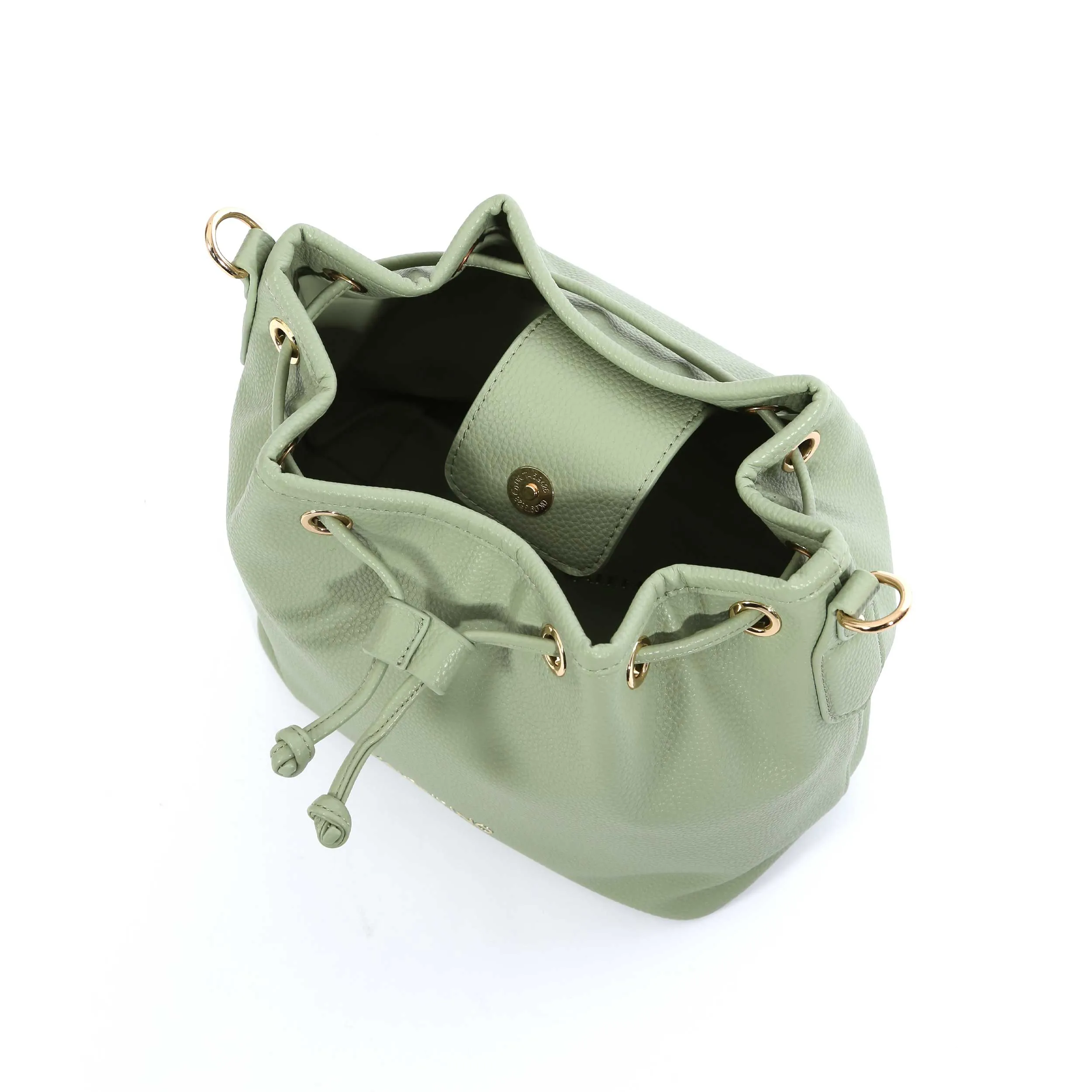 Valentino Bags Brixton Ladies Bucket Bag in Salvia Green