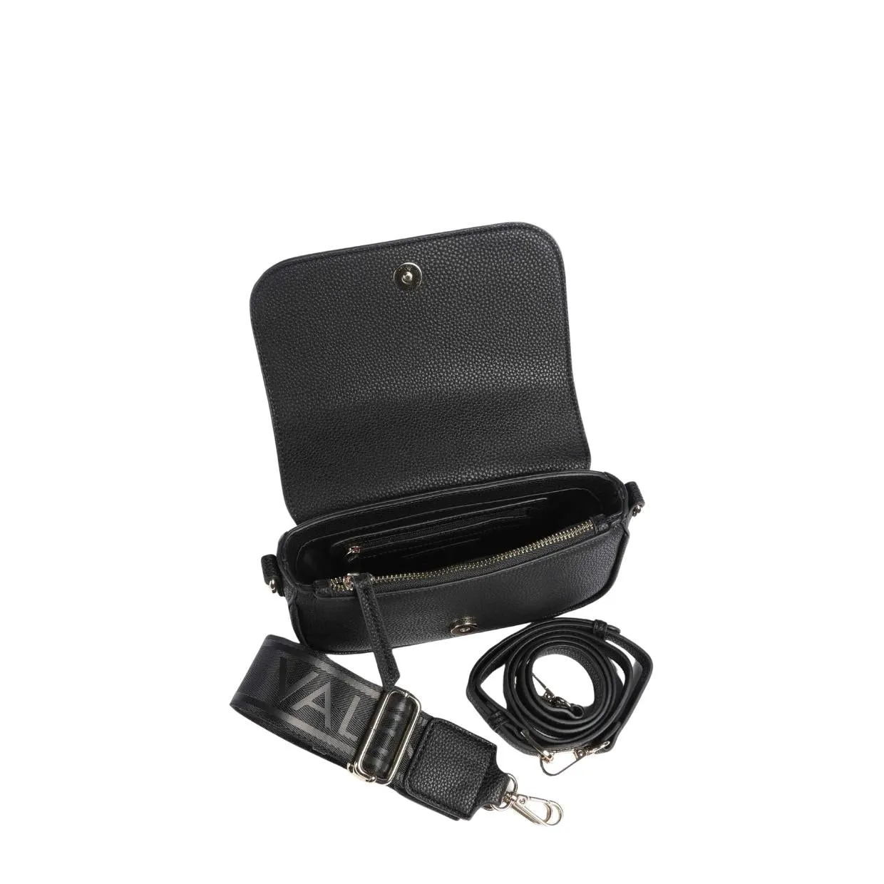 Valentino Bags Miramar Nero Black Crossbody Bag