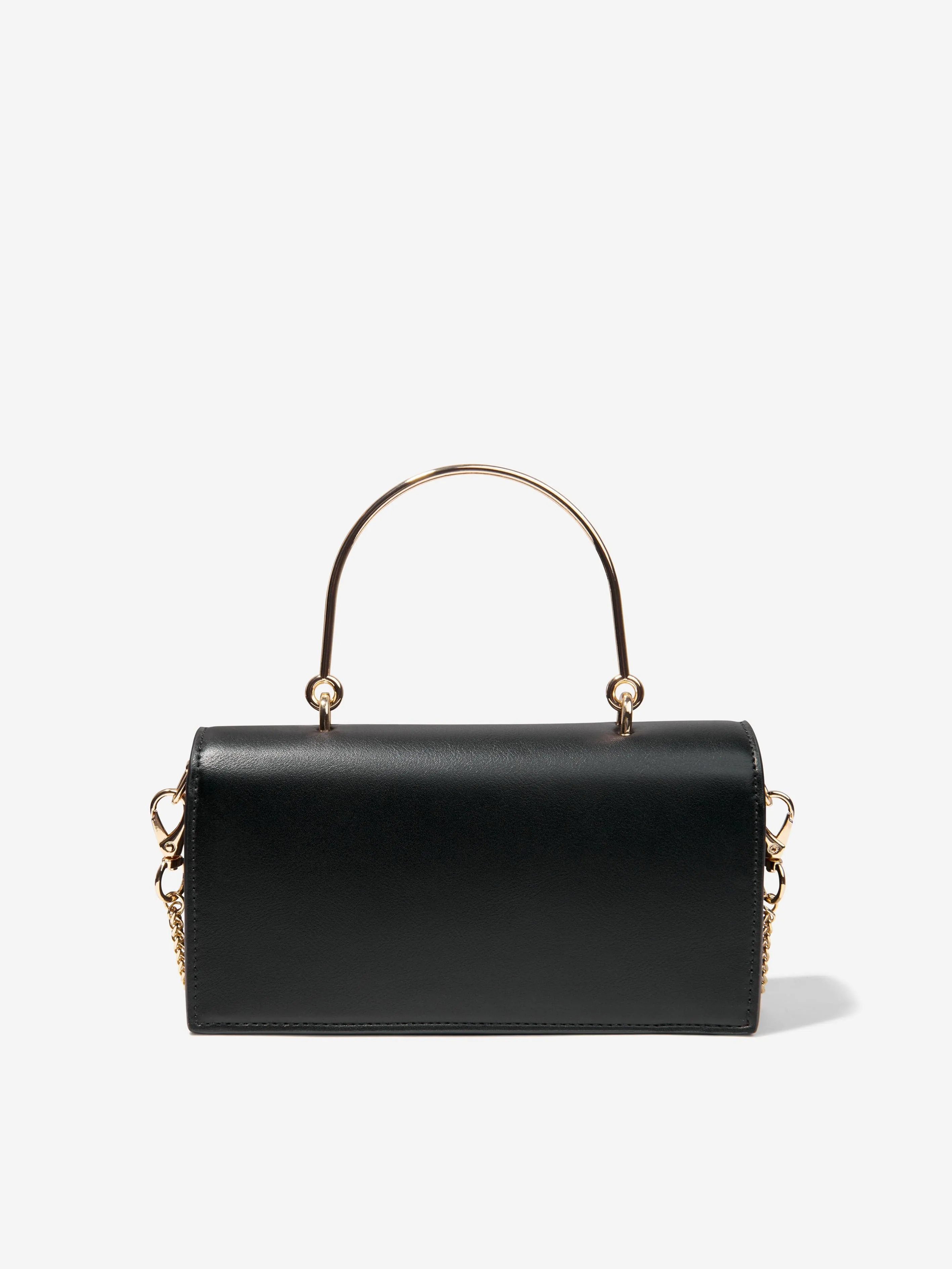 Valentino Girls Sand Satchel Bag in Black